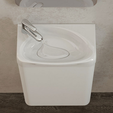 Тумба с раковиной Raval Bionica 40 Bio.01.40/P/W фото