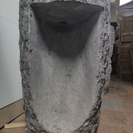 Раковина напольная из мрамора Black MN-01497 (57*57*90) фото