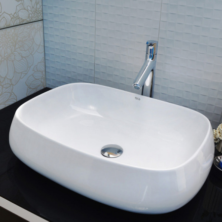 Накладная раковина CeramaLux N 9243 56х42 фото