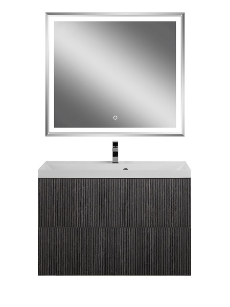 Тумба под раковину Art&Max Verona-Push AM-Verona-Push-900-2C-SO-KD кадена дарк фото