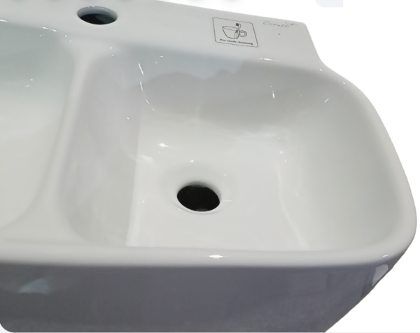 Раковина-моноблок подвесная Cerutti SPA Double Marco CT9282 фото