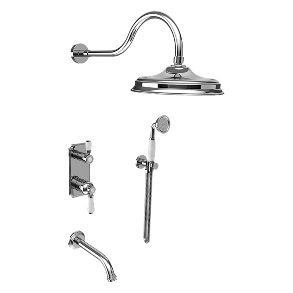 Душевая система скрытого монтажа Elghansa Terrakotta 54C0986 (Set-26) хром фото