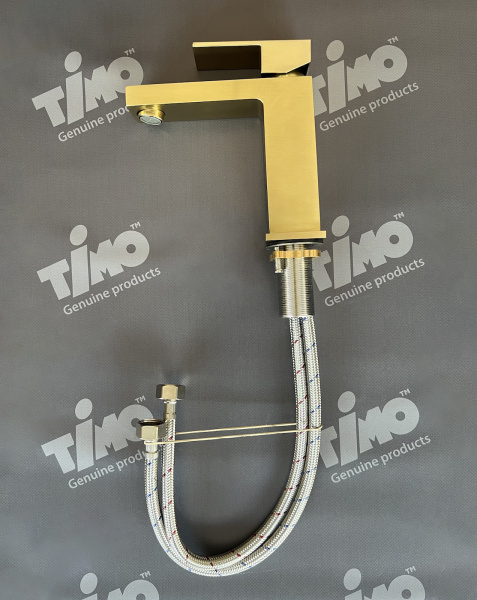 Смеситель для раковины Timo Selene 2061/17F золото матовое фото