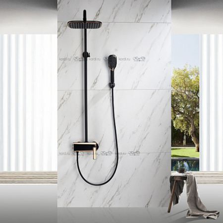 Душевая система (стойка) со смесителем Feramolli Adige RBL7077 фото