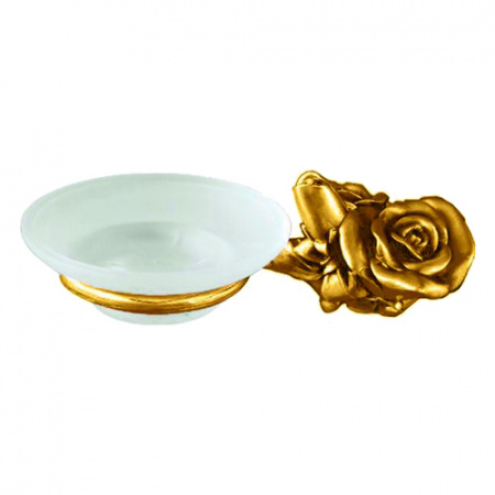 Мыльница настенная Art&Max Rose AM-B-0915-Do золото фото