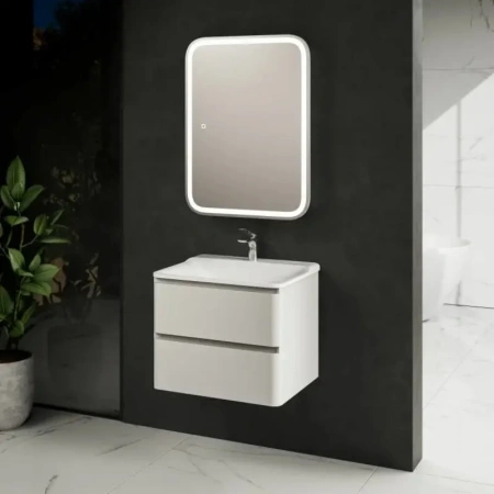 Тумба под раковину Aquame S4 AQM900460WH 60 см, белая фото