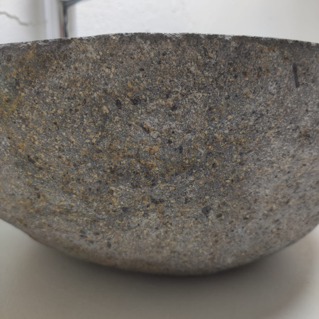 Накладная раковина из речного камня RS01299 (47*37*17) фото