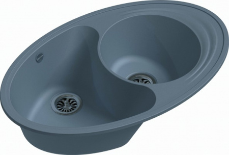 Мойка кухонная Ewigstein Elegant E- W90KF серый металлик фото