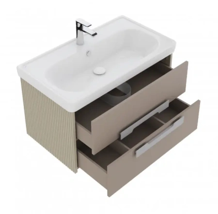 Тумба под раковину Акватон Ар-Деко 85 1A280401DD6E0 кашемир фото