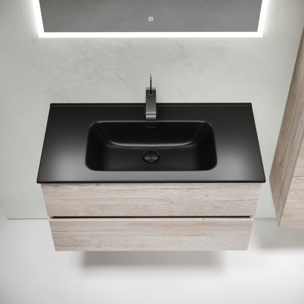 Тумба под раковину Sancos Urban UR90EG дуб галифакс натуральный фото