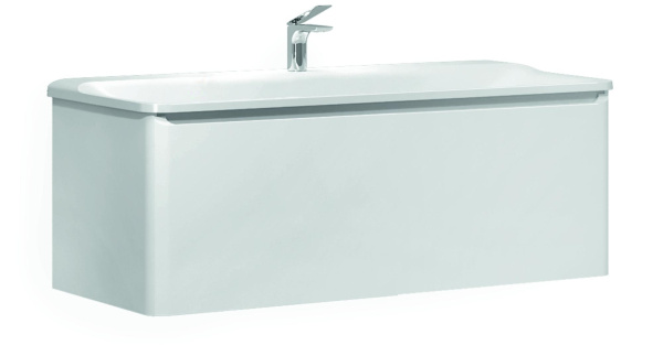 Тумба с раковиной Raval Welto 100 Wel.01.100/P/W/RL фото