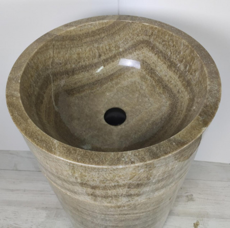 Напольная раковина из оникса Indo Sunset OS-00177 фото