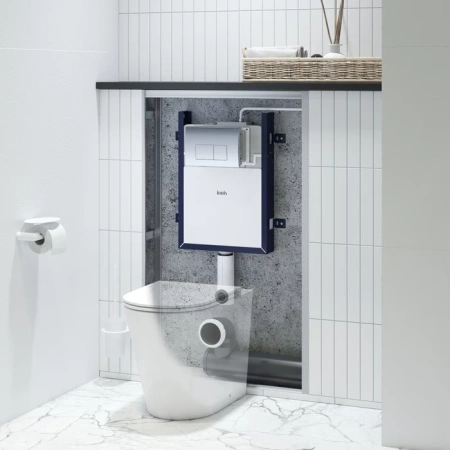 Бачок скрытого монтажа Iddis Optima Home OPH0GCCi32K с кнопкой хром фото