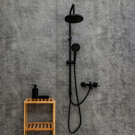 Душевая система Orange Mia M34-933b Черная фото