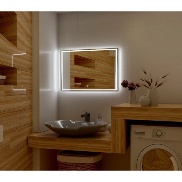 Зеркало с подсветкой Art&Max Monza AM-Mon-1200-800-DS-F 120 см фото