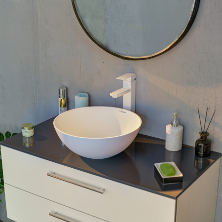 Накладная раковина Montebianco Nemi 390 20141 38x38 фото