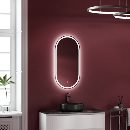 Зеркало с подсветкой Sancos Oval OV45F 45x90 фото