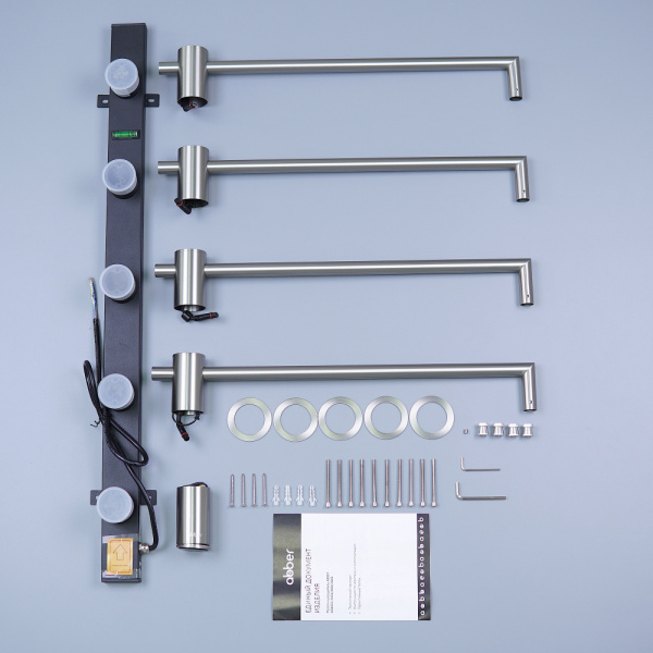 Электрический полотенцесушитель Abber Charme AH4004BST сталь брашированная фото