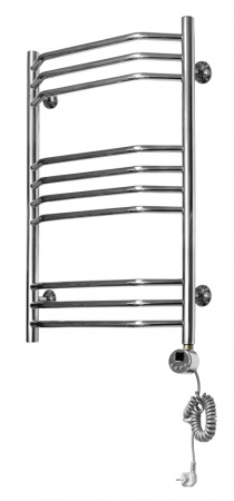 Полотенцесушитель электрический Domoterm Лаура П10 (500х800) (хром) правый фото