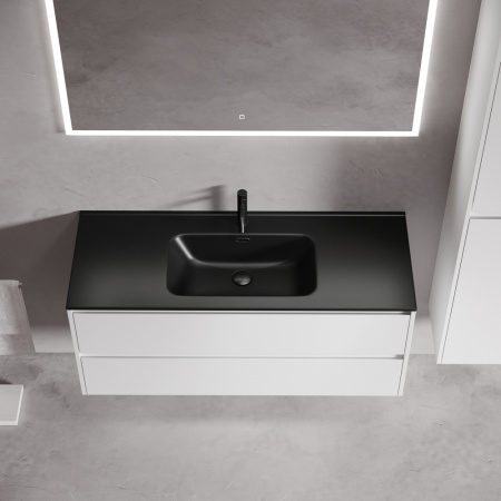 Тумба под раковину Sancos Libra LB120-1W белая фото