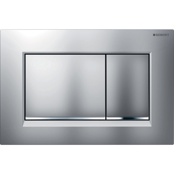 Смывная клавиша Geberit Sigma 30 115.883.JQ.1 хром матовый/хром матовый фото