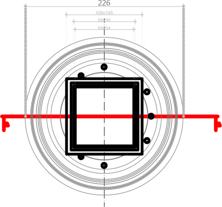 Душевой трап Pestan Confluo Standard Vertical Dry Ceramic фото