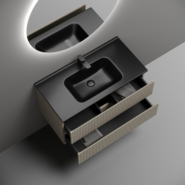 Тумба под раковину Sancos Snob R SNR90CE Beige Soft фото