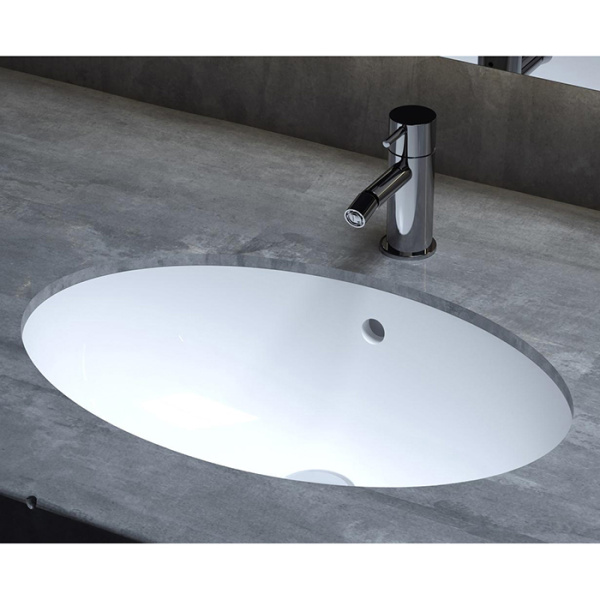 Раковина встраиваемая Salini Callista 1101109G 56x39 белый глянец фото