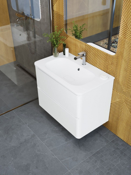 Тумба под раковину Art&Max Sanremo AM-Sanremo-800-2C-SO-BL 80 см фото