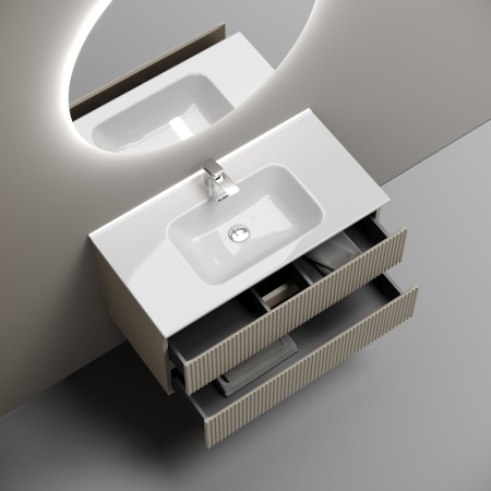 Тумба под раковину Sancos Snob R SNR90CE Beige Soft фото