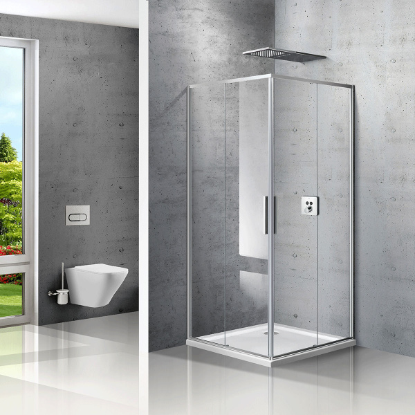 Душевой уголок Vincea Slim VSS-2SL900CL 90x90 фото