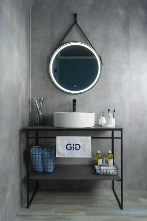 Накладная раковина GID 9008В 46х46 фото