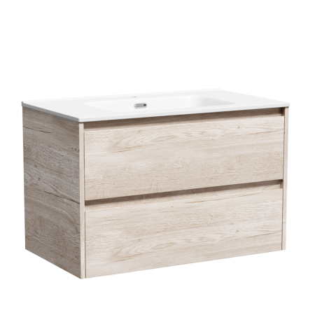 Тумба под раковину Sancos Libra LB80EG дуб галифакс натуральный фото