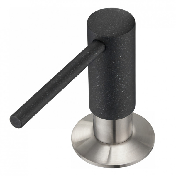 Дозатор для моющего средства Milacio MC.931.MB черный с вкраплениями/сатин фото