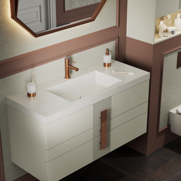 Смеситель для раковины Timo Saona 2361/19F Розовое золото фото