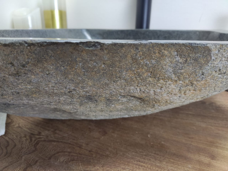 Накладная раковина из речного камня RS0619 (43*44*15) фото