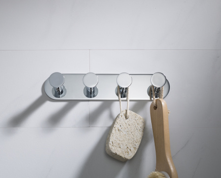 Планка с четырьмя крючками Timo Saona 13015/00 хром фото