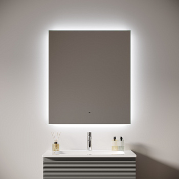 Зеркало с подсветкой Sancos Square 2.0 SQ2.800 80x70 фото