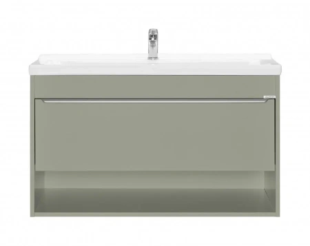 Тумба под раковину Акватон Хоуп 100 1A287401HP9D0 хаки фото