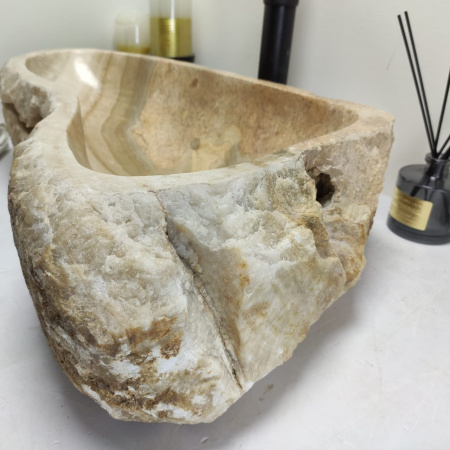 Накладная раковина из оникса Erozy BL EO-00529 (63*37*15см) фото