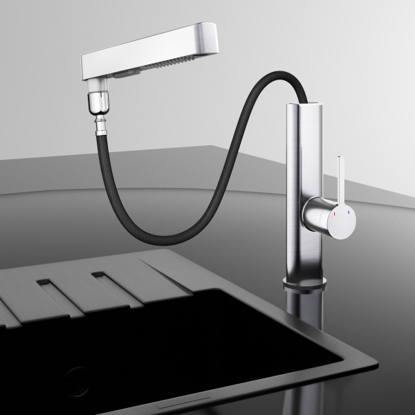 Смеситель для кухни Vincea VKF-22CH хром фото