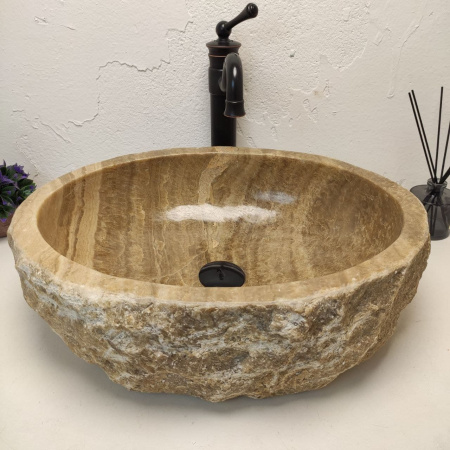 Накладная раковина из оникса Erozy Sunset EO-01226 (54*41*16) фото