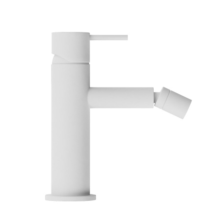 Смеситель для биде Cezares Leaf LEAF-BSM-L-BIO Белый матовый фото