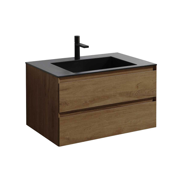 Тумба под раковину Vincea Luka VMC-2L800TO T.Oak 80 см фото