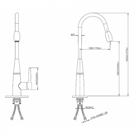 Смеситель для кухни Kaiser King 2070837 фото