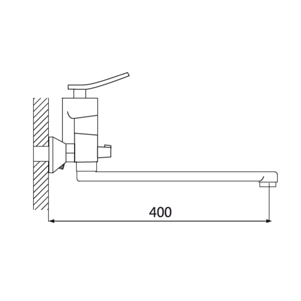 Смеситель для ванны с душем Oute T27 T2723 фото