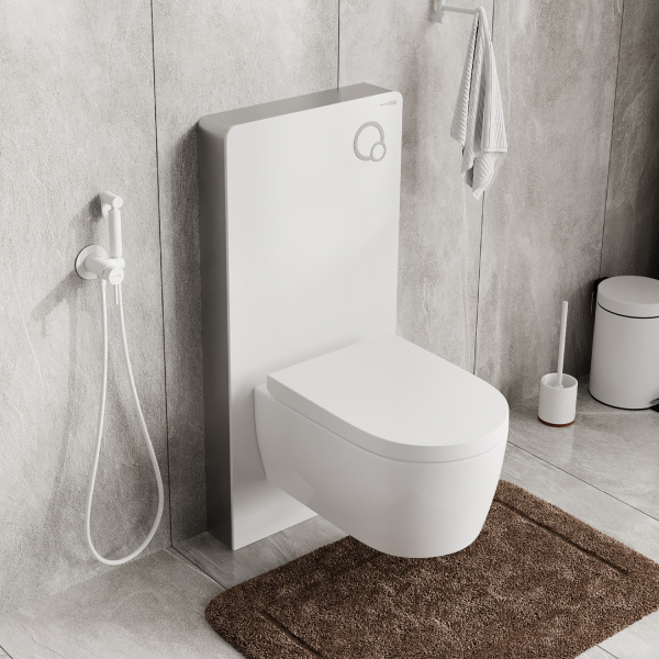 Пристенный модуль системы инсталляции для унитазов WasserKRAFT Naab 86TLT.040.PE.WH фото