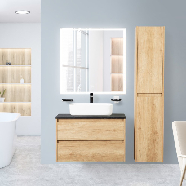 Зеркало Belbagno SPC-GRT-800-800-LED-TCH-WARM 80x80 с сенсорным выключателем фото