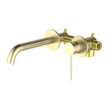 Настенный смеситель для раковины Timo Saona 2372/17SM Золото матовое фото