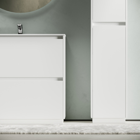 Тумба под раковину Sancos Libra Floor LB90FW белая фото